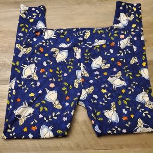 Lularoe Alice and wonderland leggings